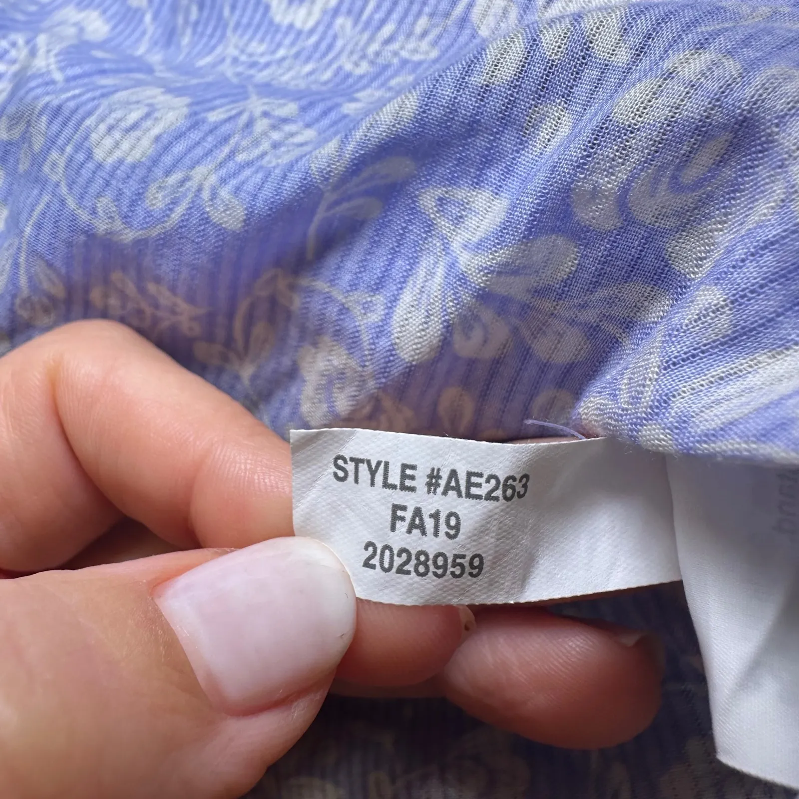 J.Crew Lavender Floral Ruffle Popover Blouse Soft Autumn Cottagecore Fall medium - Image 6