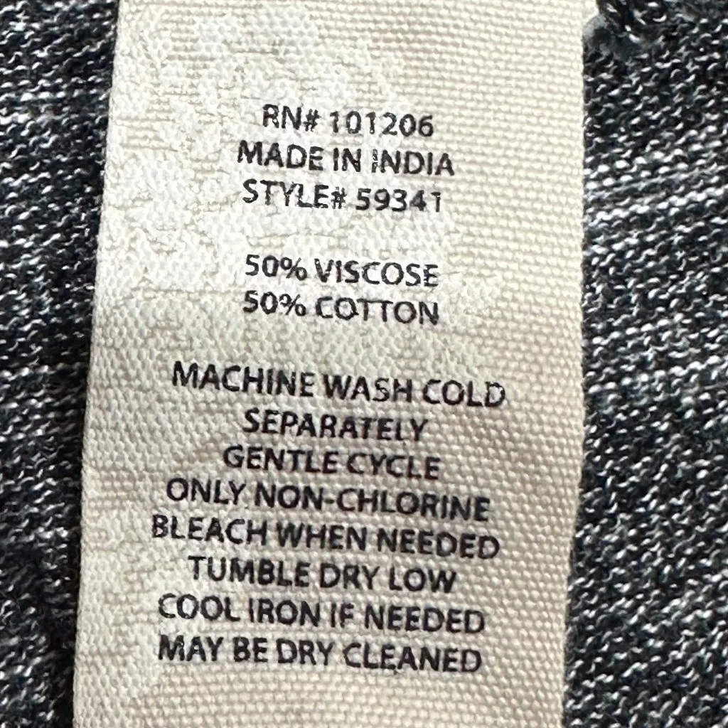 Soft Surroundings Electra Cold Shoulder Gray Stretch Maxi Dress‎ Pockets 1X - Image 12