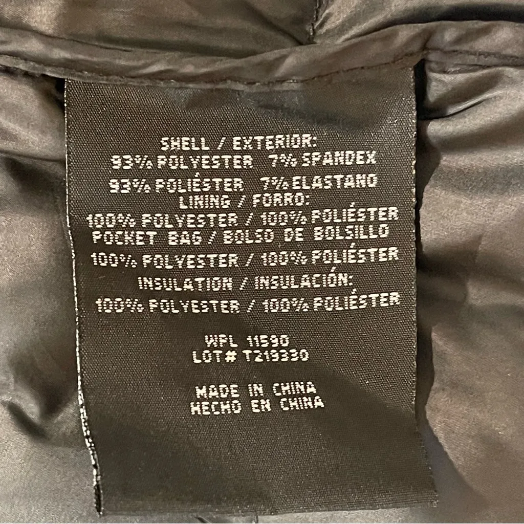 32 Degrees Heat | Black Lightweight Puffer Coat | XXL - Image 13