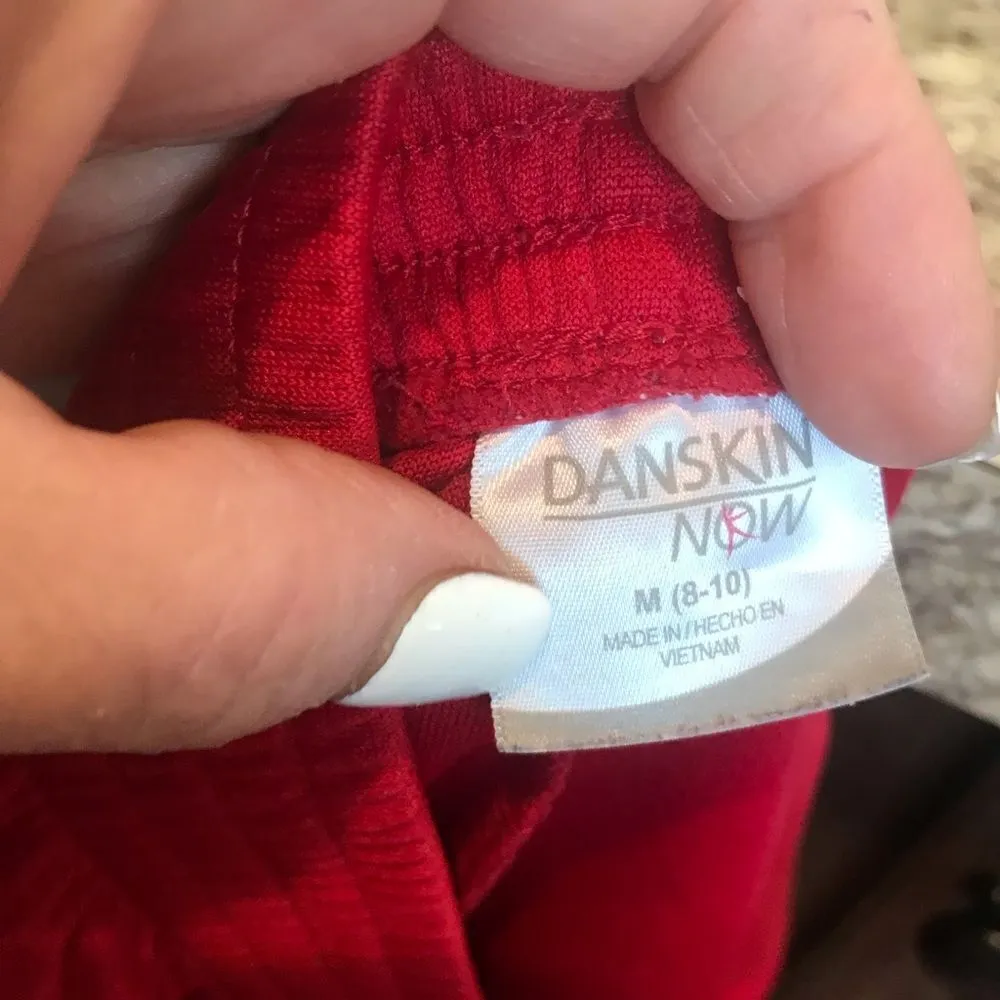 Danskin Now Red Shorts Women's Size Medium - Image 8