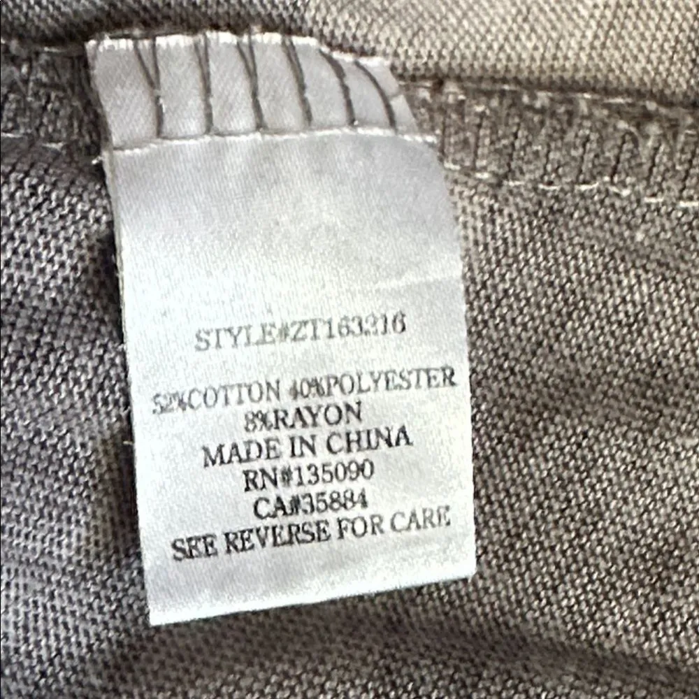 Z Supply Gray Camouflage Knit Front Pocket Tank Top Size M - Image 6