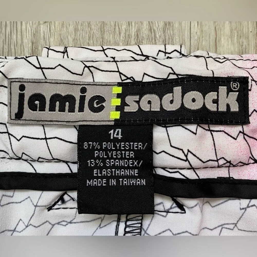 Jamie Sadock | Women's Multicolor Gradient Athletic Tennis PGA Golf Skirt | 14 Pink - Image 3