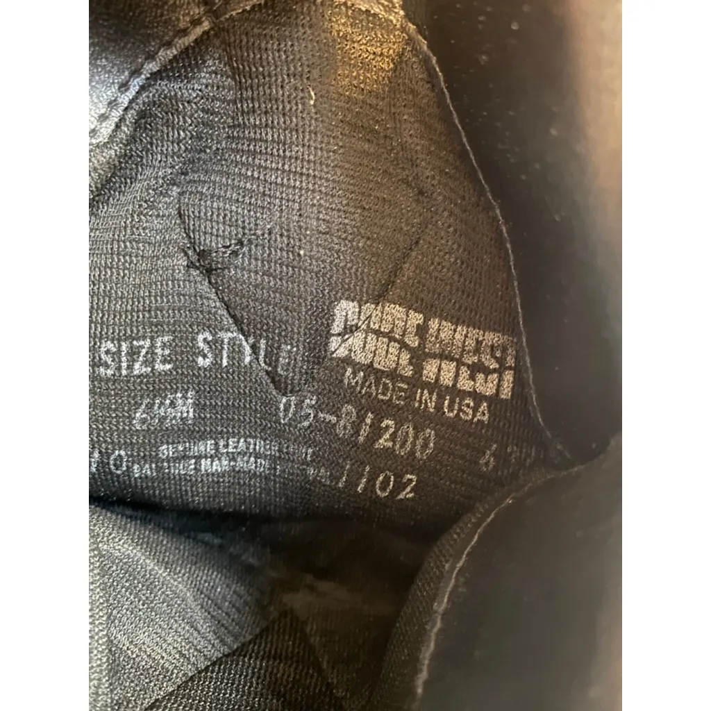 Vintage Cowhide Code West Boots Leather Pony Hair 6.5M Western Cowgirl RARE - Image 10