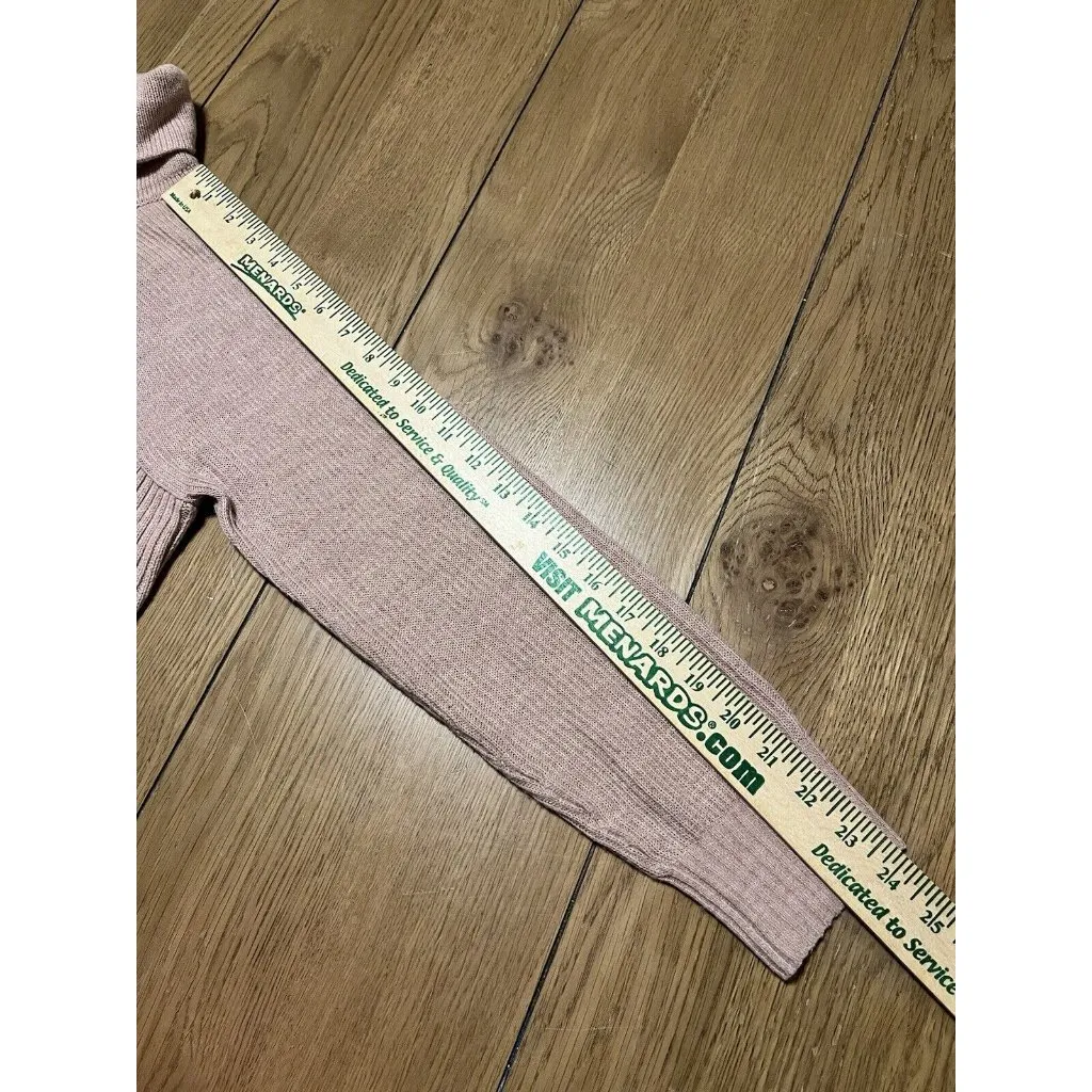 Ivanka Trump Sweater Women Measured Mauve Cable Knit Asymmetrical Pullover City‎ - Image 7