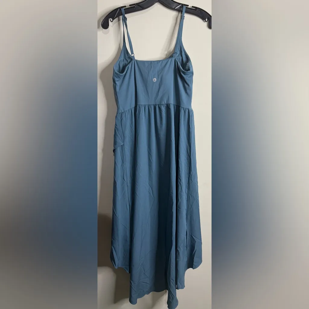 HALARA Breezefu High Low “Stone Blue”  Midi Quick Dry Casual Dress *No shorts* - Image 7