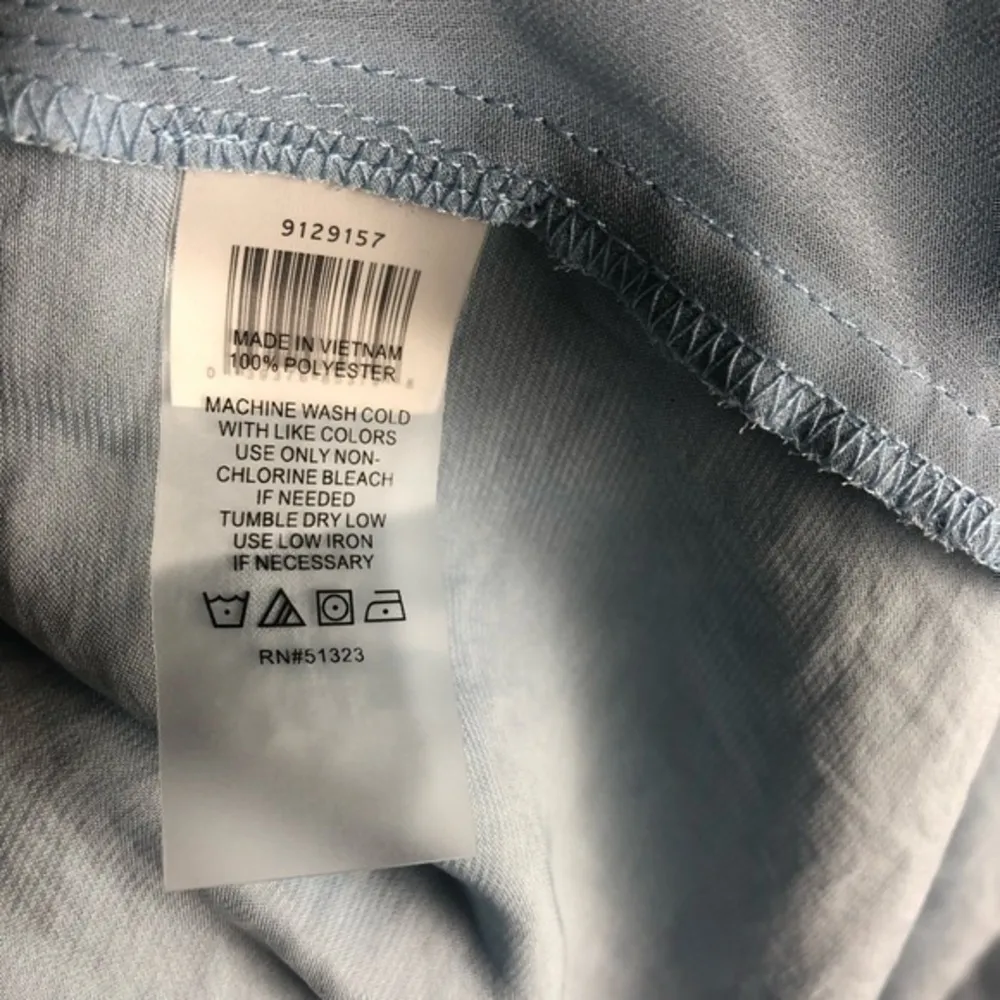 NWT Vince Camuto Oasis Bloom Blue V-Neck Sleeveless Tunic Top Size XS - Image 7