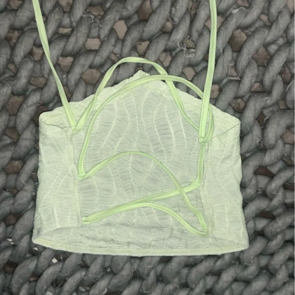 Strapless Backless Bandana Crop Top - Image 4