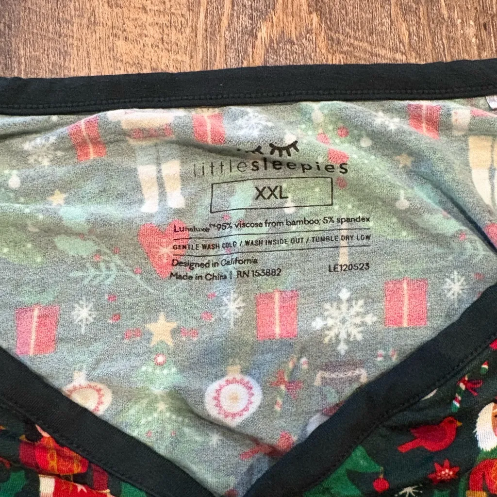 Little Sleepies Adult Nutcracker Pajamas Size XXL - Image 2