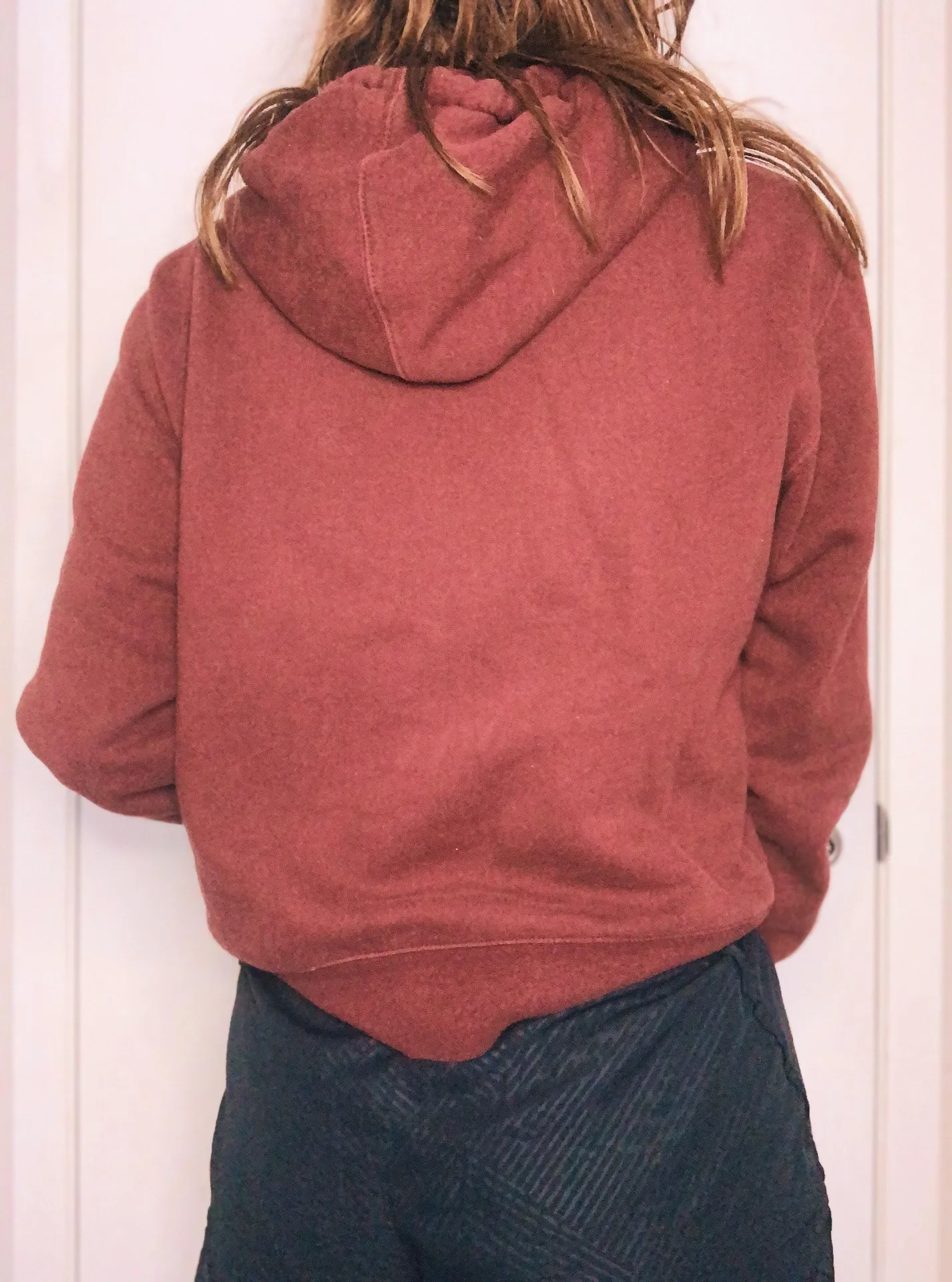 Obey Burgundy  hoodie - Image 2