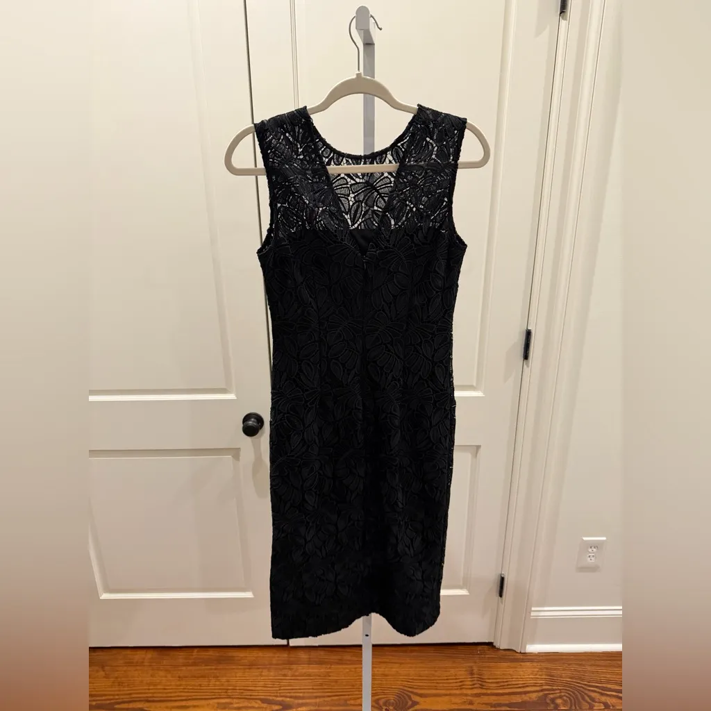 JS Collections Women's Theodora Midi Sheath Black Dress New missing size tag 4 - Image 8