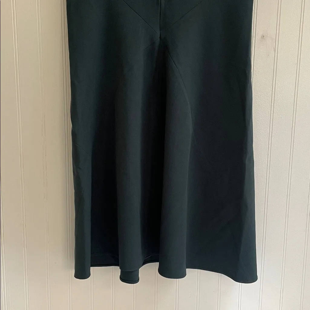 MM LAFLEUR Pauline A-line Square Neck Sleeveless Dress Rainforest Green Size 8 - Image 9