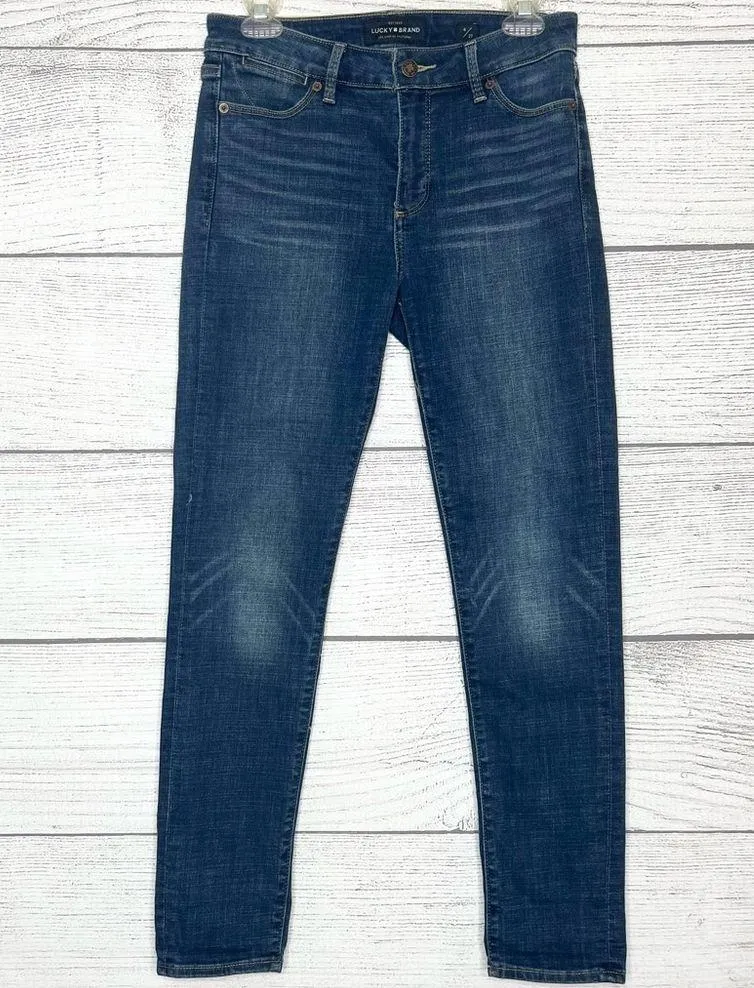 Lucky Brand Hayden Skinny Jeans Size 4/27 Medium Wash - Image 3