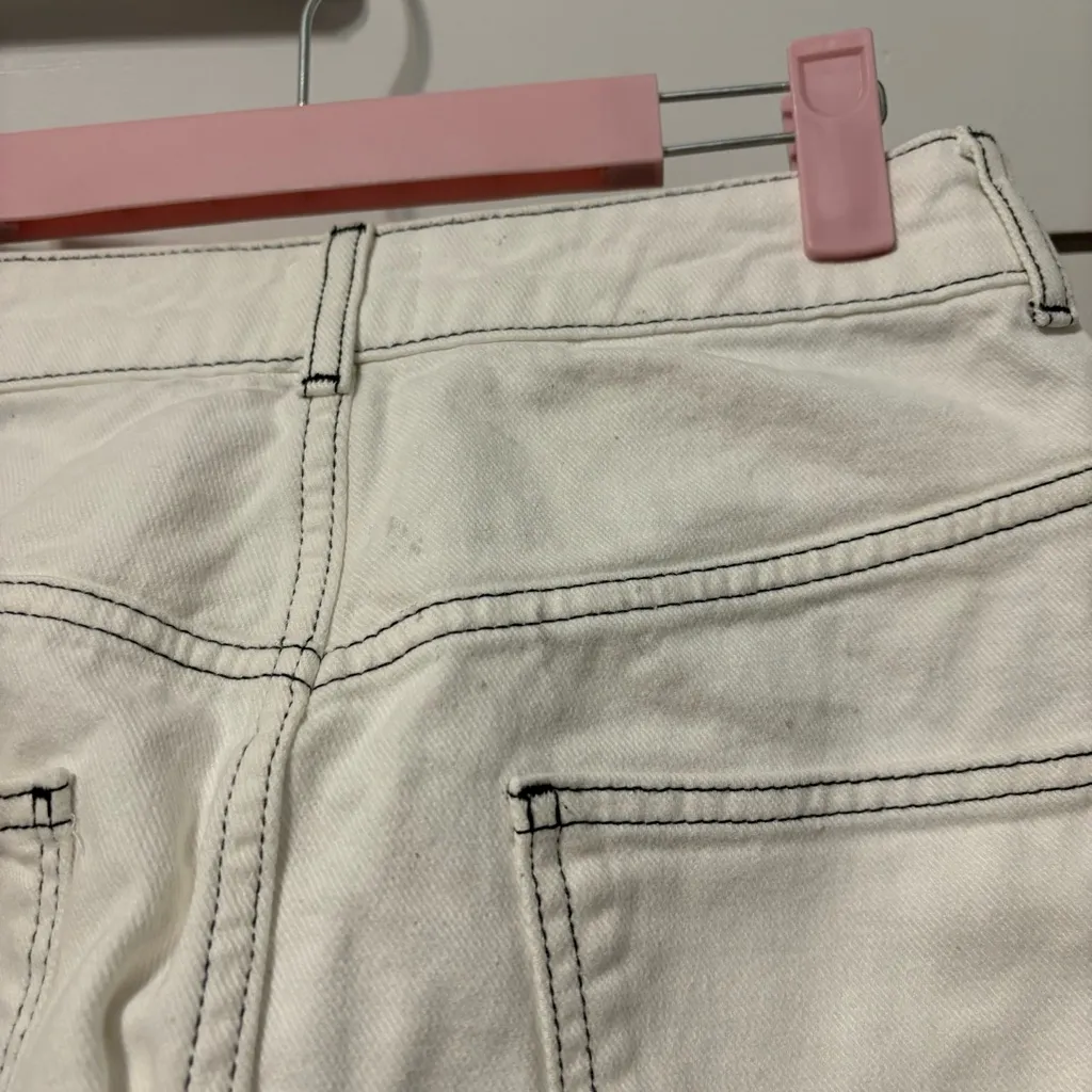 BDG Urban Outfitters White Denim Mini Skirt - Image 6