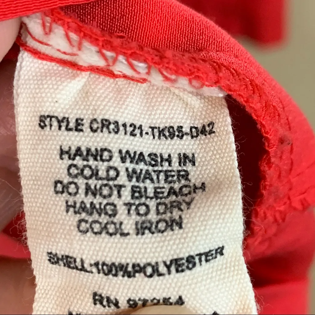 ONE CLOTHING Red Tank Romper S/M Small Medium - Image 6