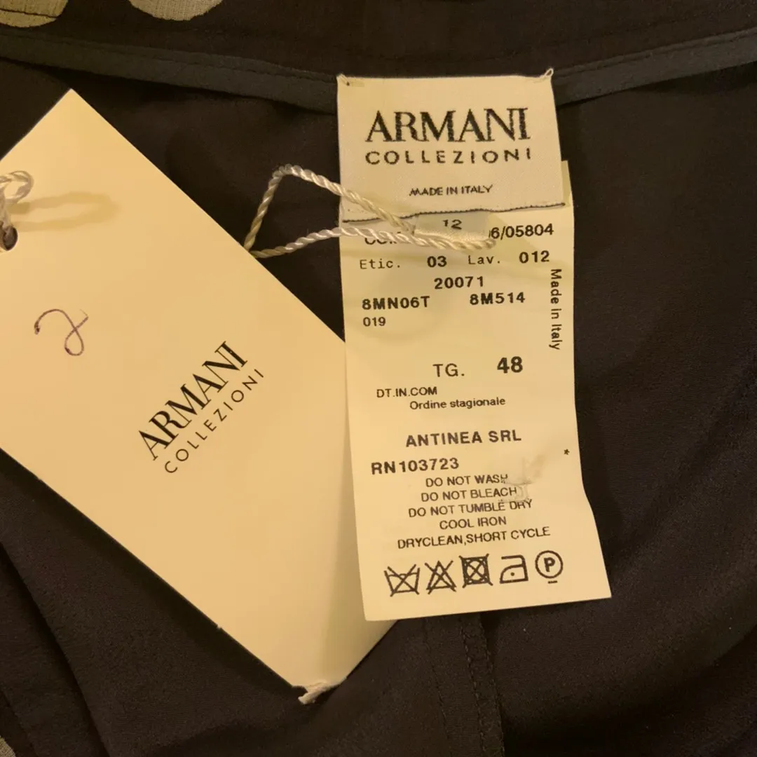 Armani Collezioni New Floral Silk Skirt - Image 9