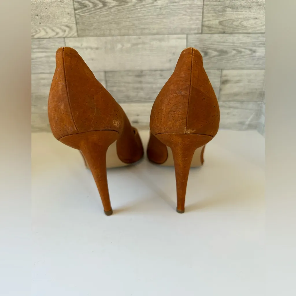 Stella McCartney  Vegan Leather Pumps size 39‎ Caramel - Image 3