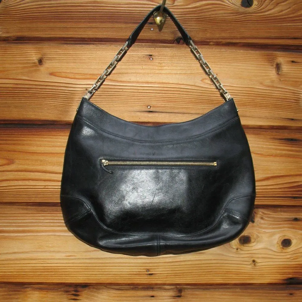 Anya Hindmarch Leather Hobo Bag Black - Image 5