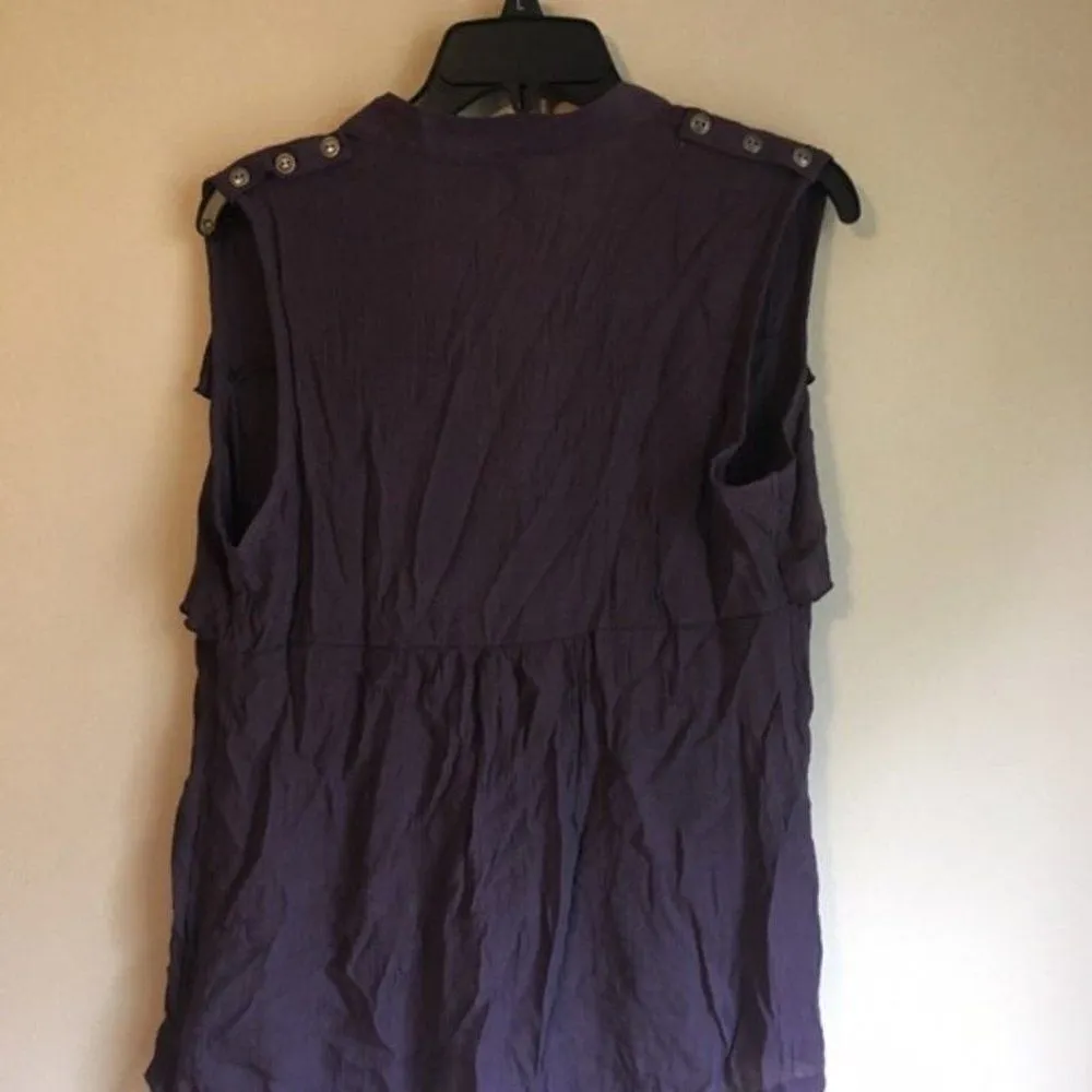 Nwt new directions medium dark purple top Purple - Image 5