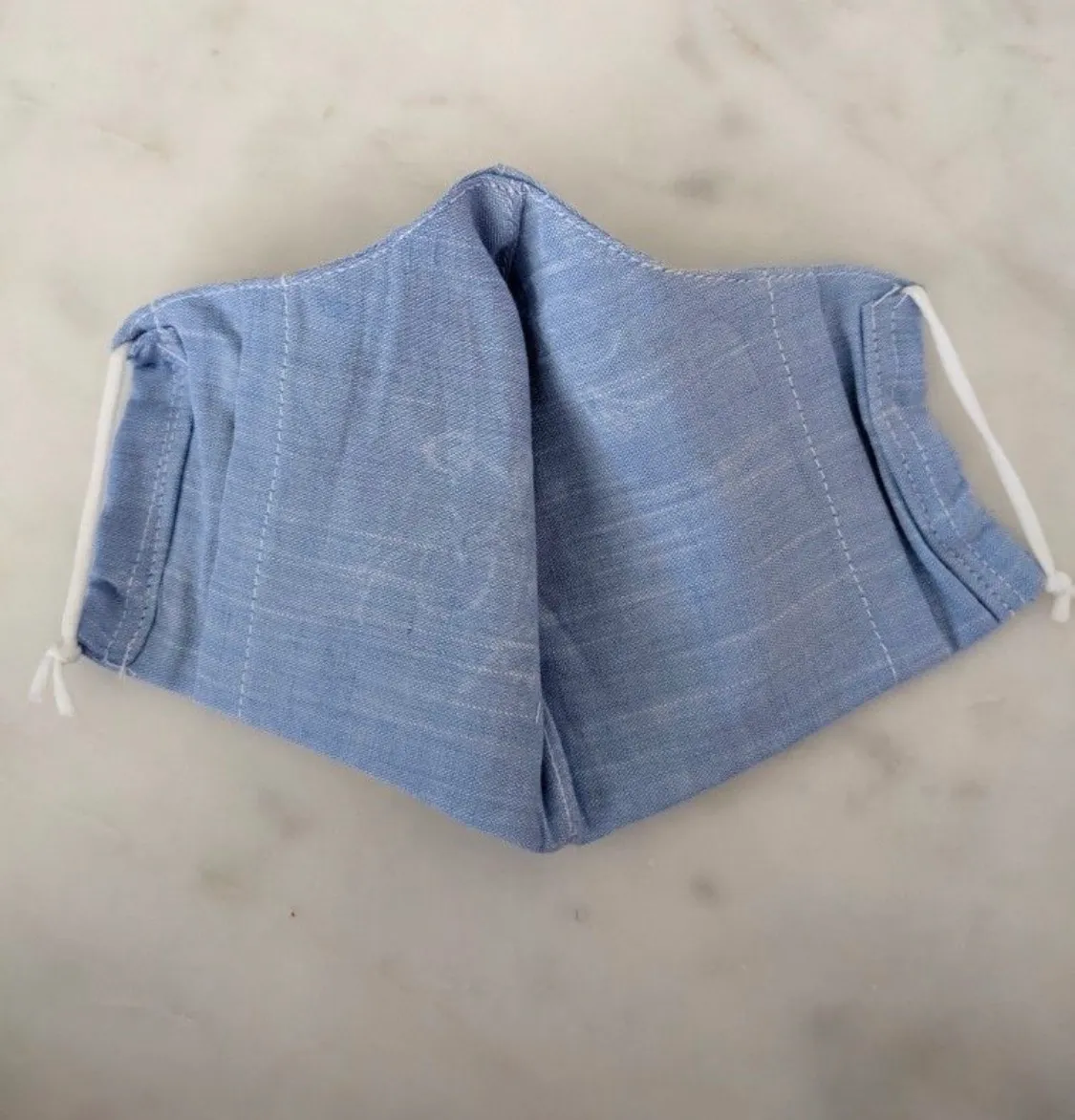 Floral Handmade Embroidered Pocket Filter Face Mask Multi - Image 3