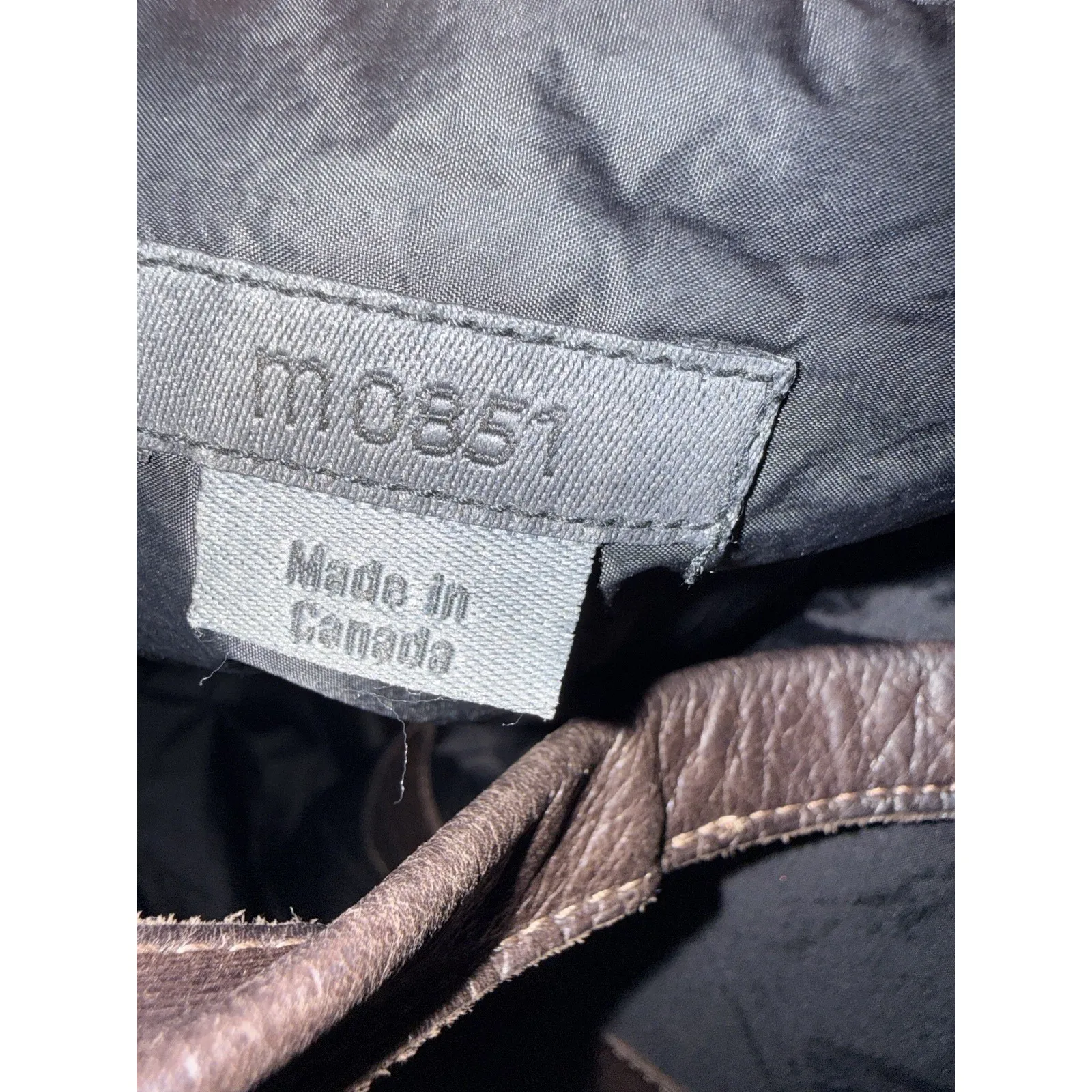 Bretelle Shopping Bag Brown Hobo Boho Shoulder Bag M0851 J - Image 7