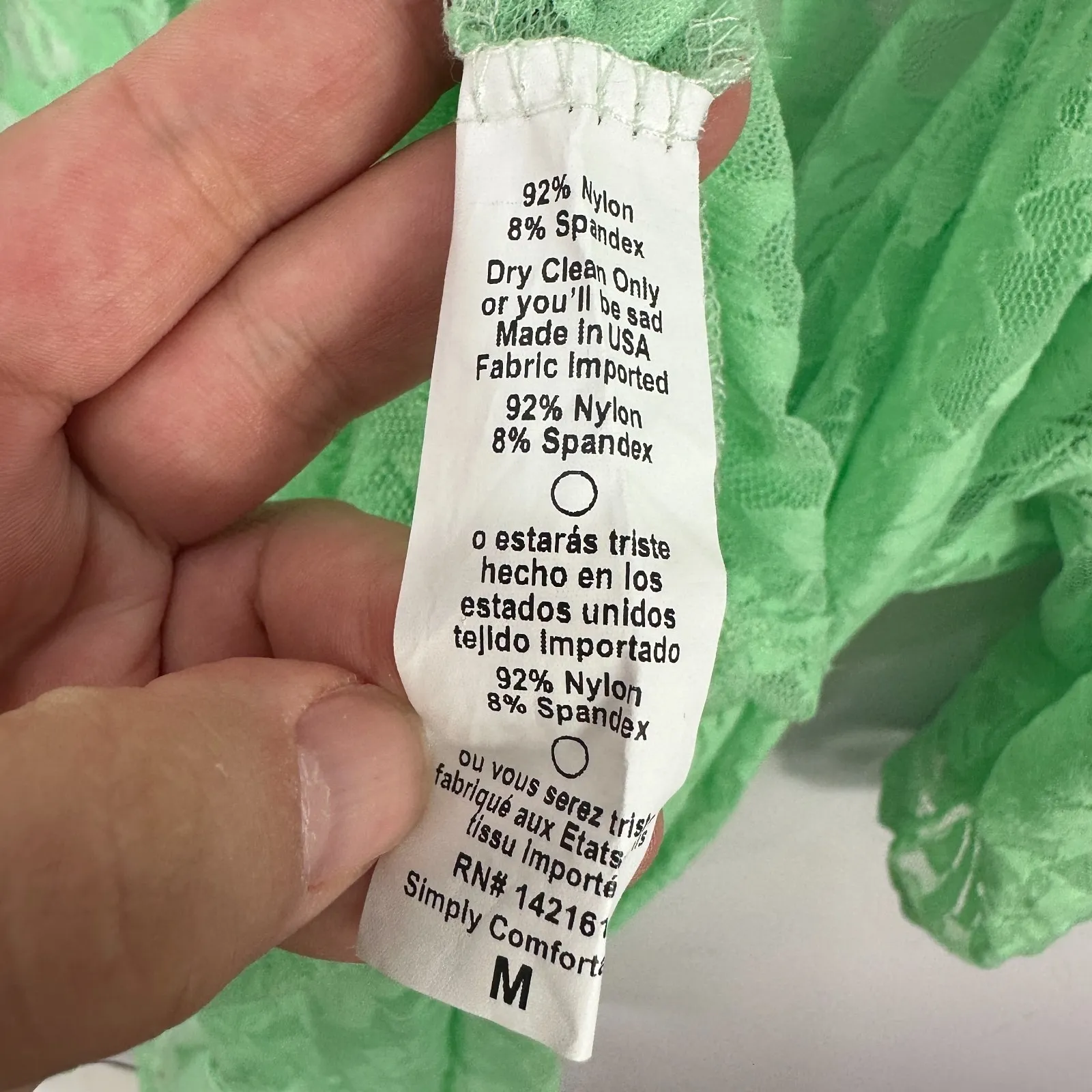 LuLaRoe Lindsay Kimono M Green Lace Sheer Boho Cottagecore Fairycore Layering - Image 4