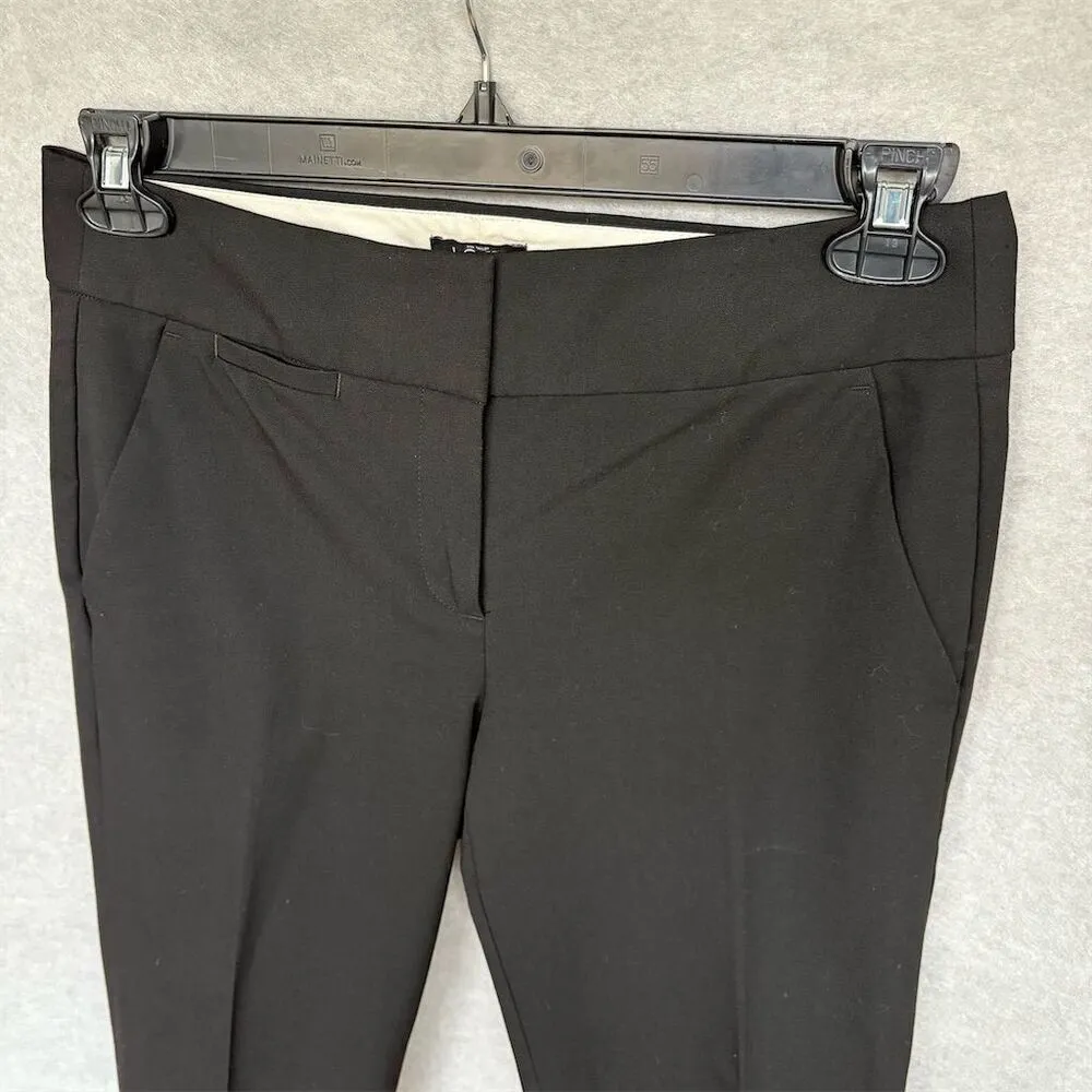 2 Pairs of Ann Taylor LOFT Women's Ankle Pants Size 2 Low Rise Black and Gray - Image 3