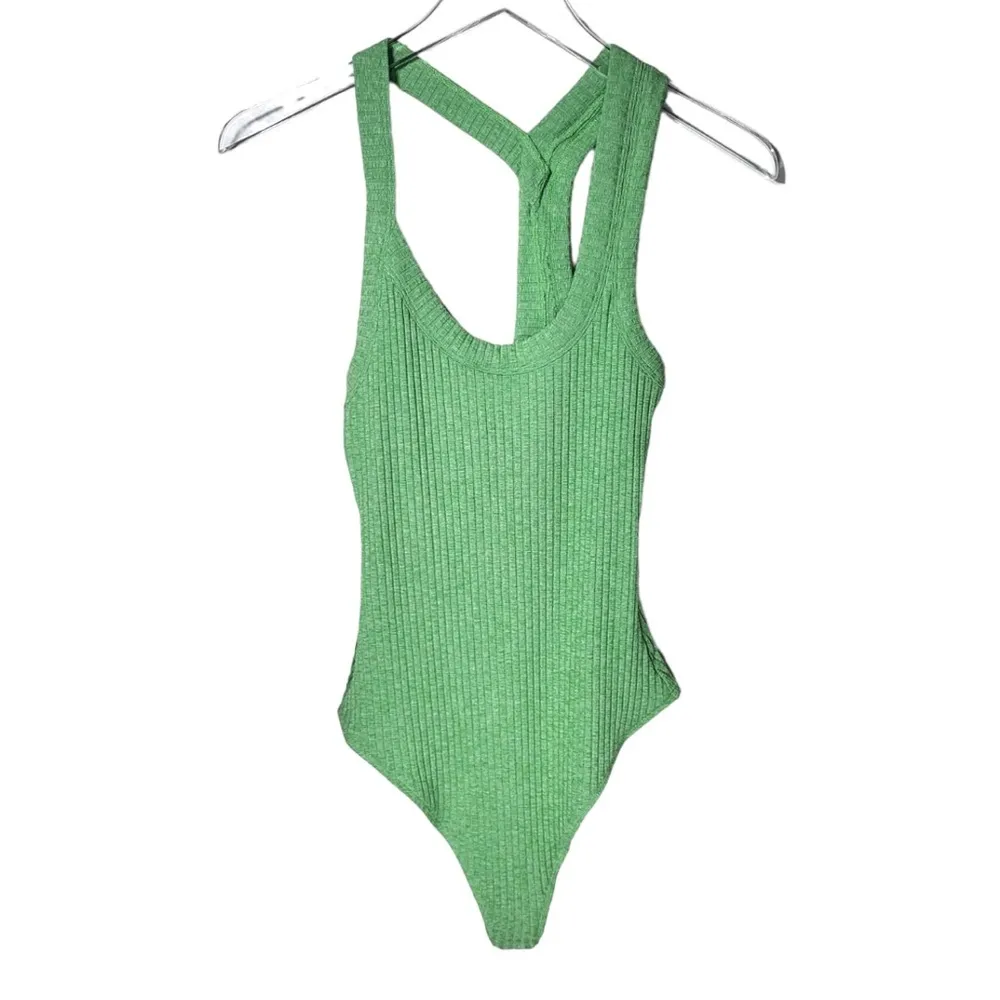 NWT Alix NYC x Revolve Drake Tank Thong Bodysuit in Kelly - Image 6