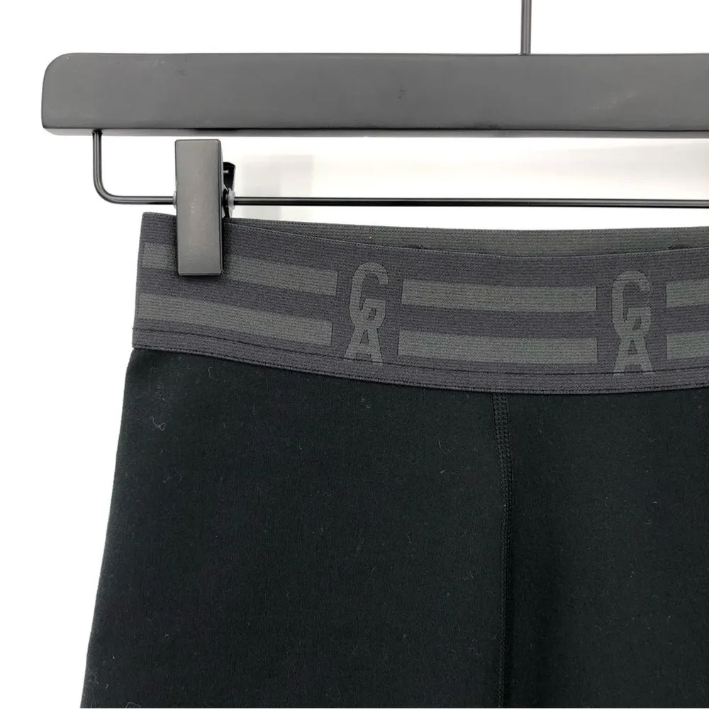 GOOD AMERICAN Icon Biker Short Black 2 - Image 3