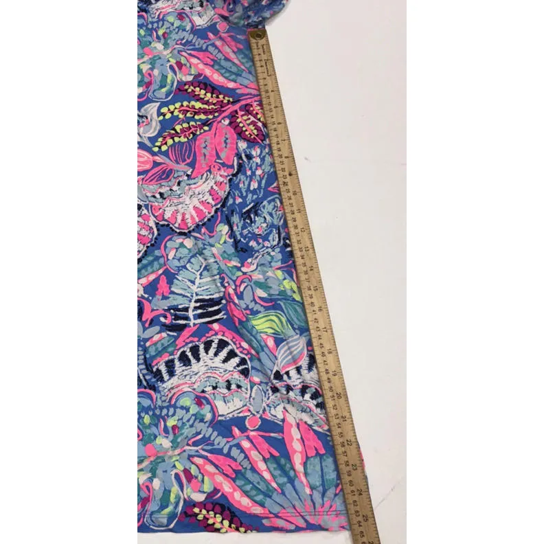 Lilly Pulitzer Amina Fantasy Garden Preppy Designer Floral Dress Size XL - Image 13