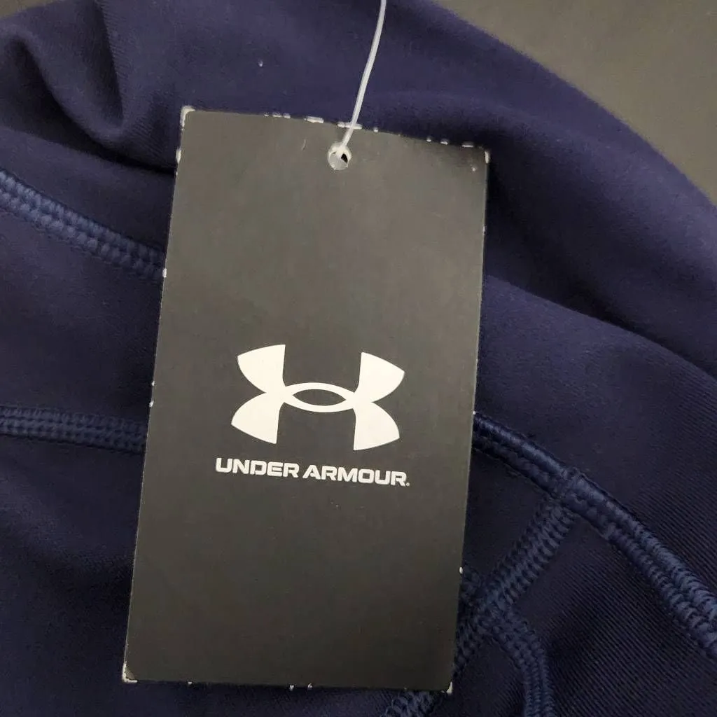 Under Armour Navy Compression Leggings NWT Size XS Navy Cropped Leggings - Image 9