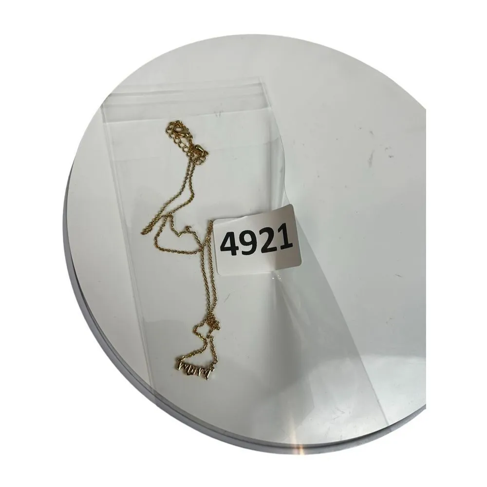 Gold “mom” nameplate necklace 16”
| mothers Day gift, birthday gift holiday gif - Image 5