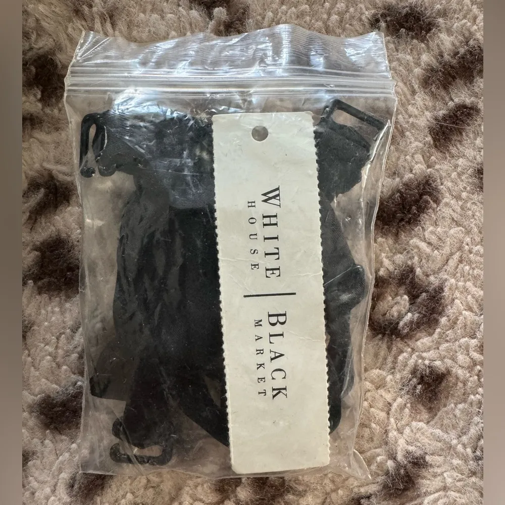 White House Black Market Satin Rosette Dress Hoco - Image 6