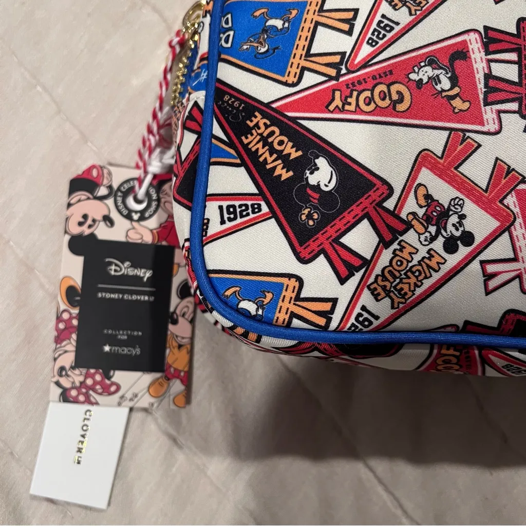 NWT Disney Stoney Clover Lane Varsity Penant Small Pouch - Image 6