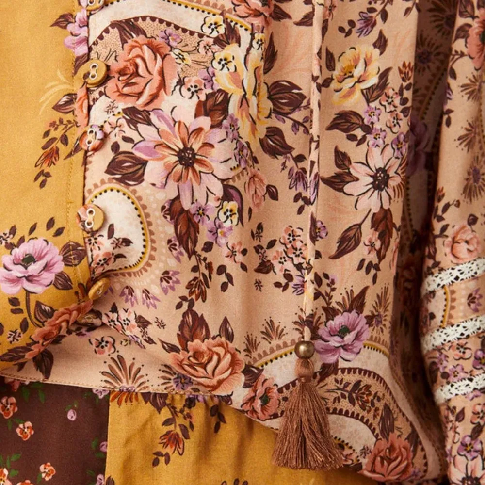 Spell Melody blouse in Woodstock EUC Brown - Image 10