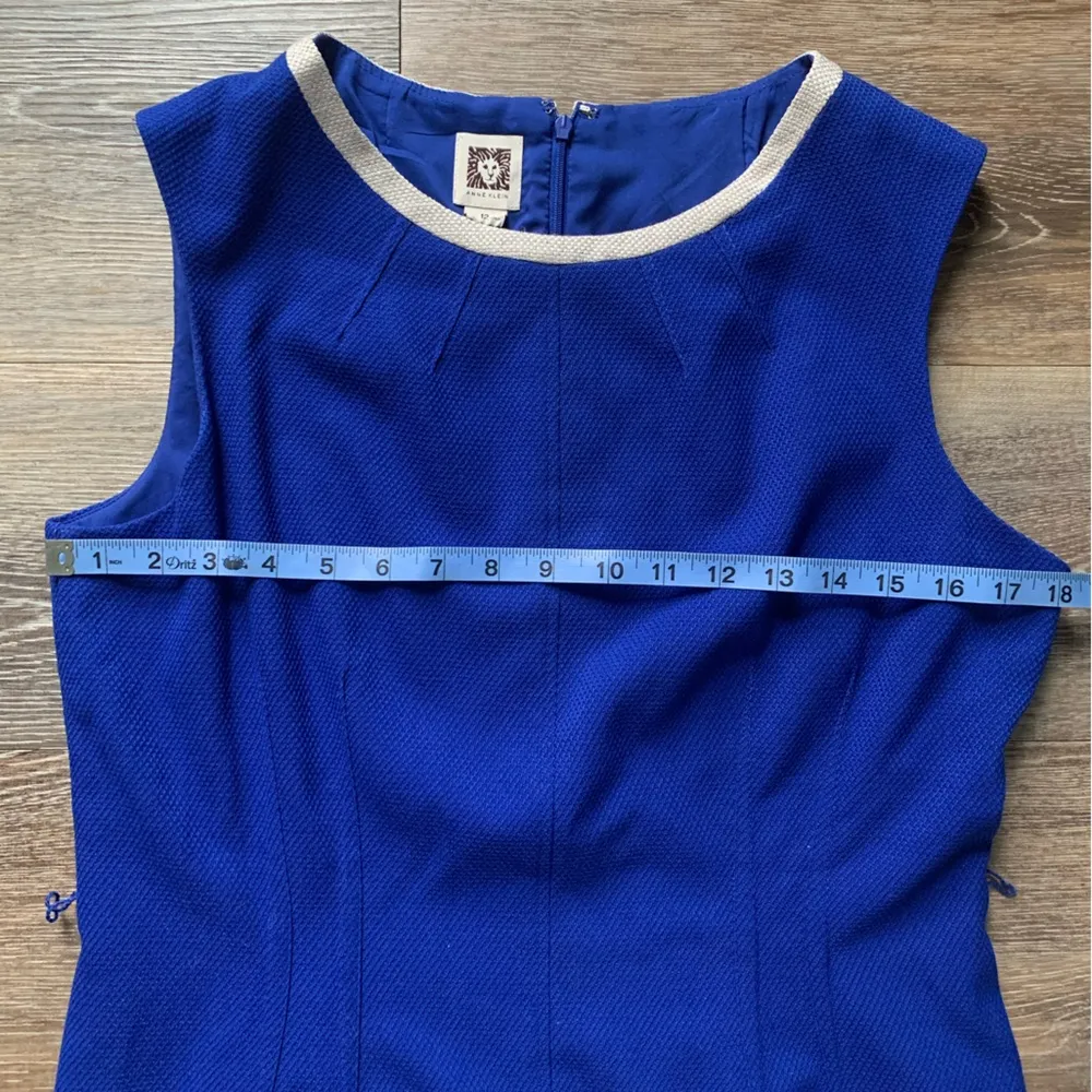 Anne Klein Blue Sheath Dress 12 - Image 3