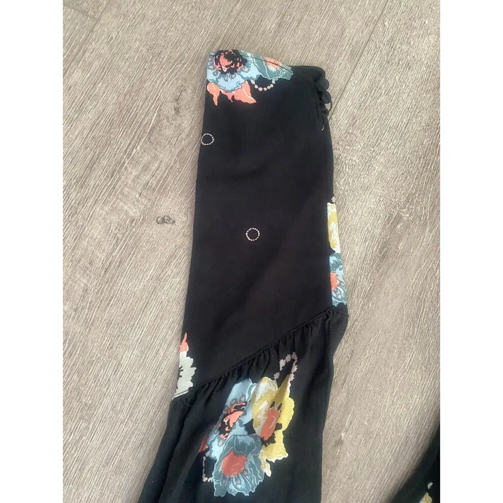 Free People Sunshadows Split Sleeve Mini Dress‎ Size 6 - Image 4