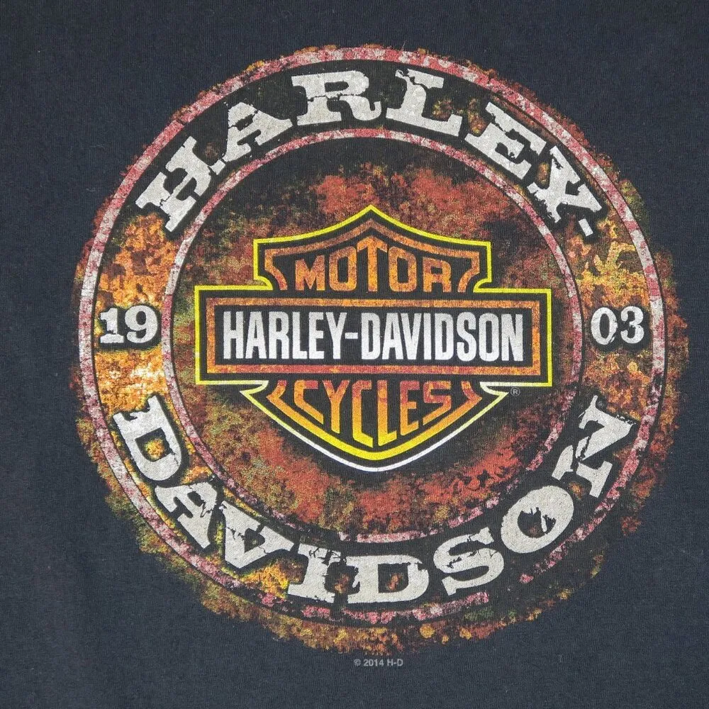 2014 Harley Davidson Shirt - Image 5