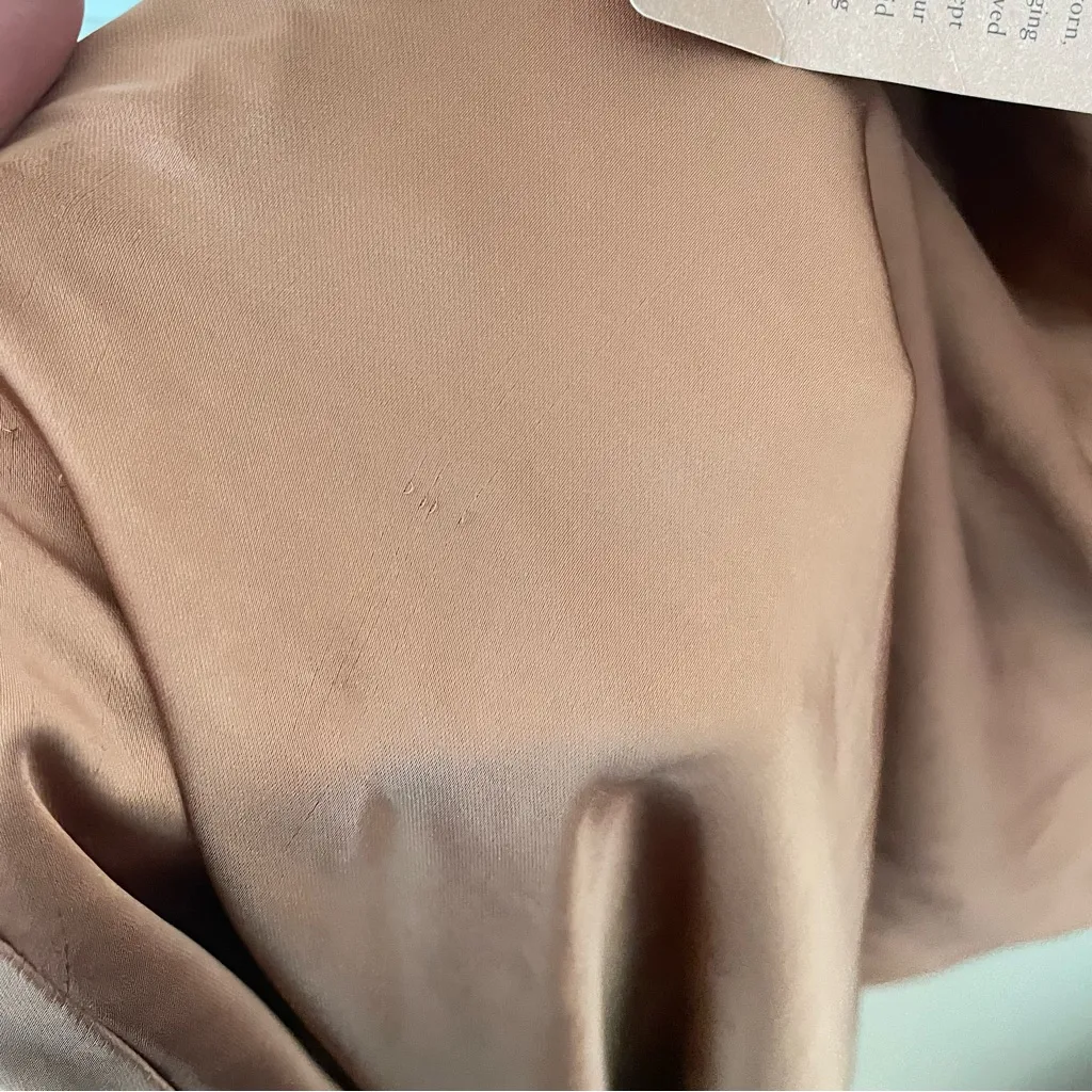 Anthropologie BHLDN Sachin & Babi Ambra Satin Midi Dress in Sand Dune Size 8 - Image 8