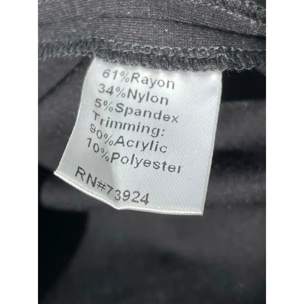 Ming Wang Jacket Small Black Lace Up Asian Inspired Dark Academia Whimsygoth - Image 7