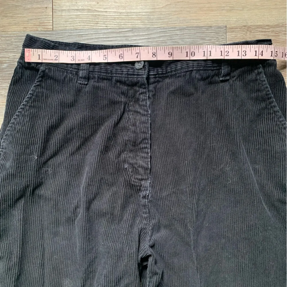 Woolrich Women’s Black Corduroy 1964 Straight Leg Pants 12 - Image 4