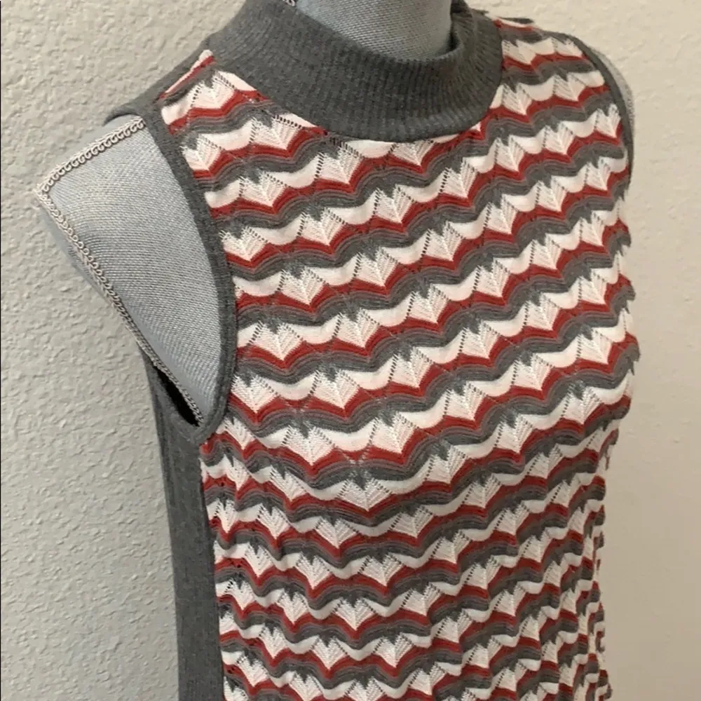 Postmark Anthropologie gray knit dress Large L New NWT sleeveless RARE GORGEOUS - Image 5