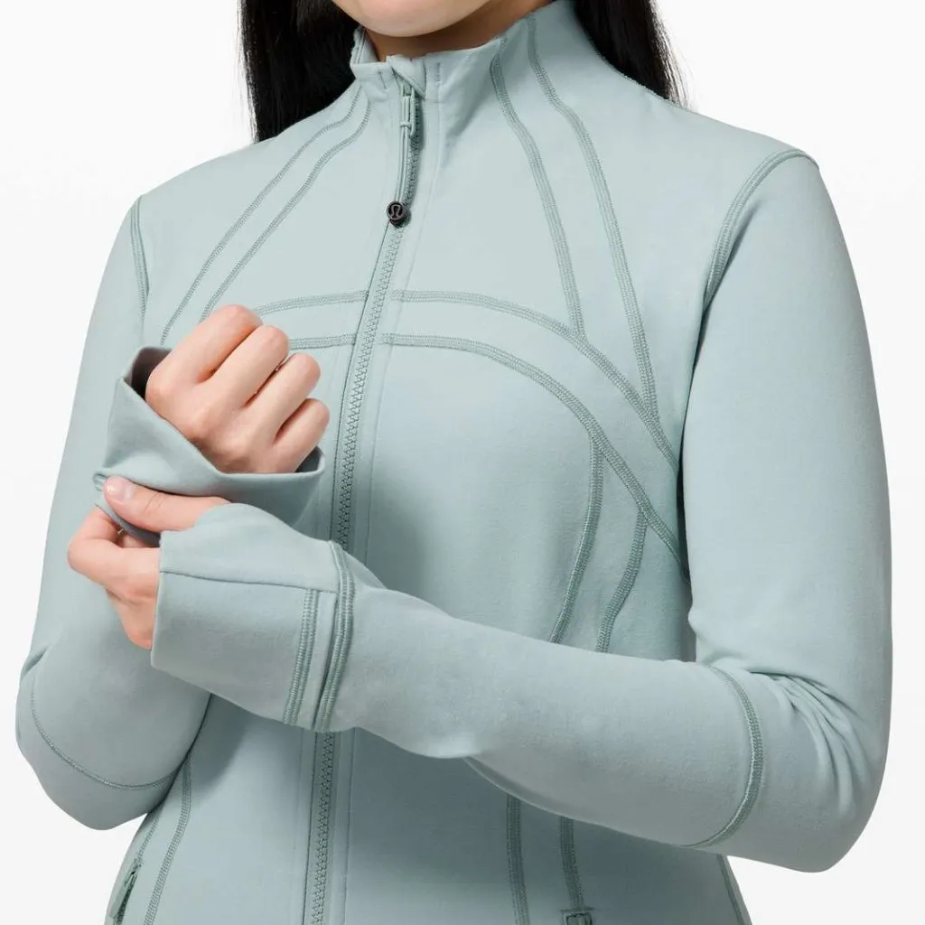 LULULEMON Define Jacket Hazy Jade Size 6 Luon Full Zip Stretch Soft Women’s GUC - Image 3