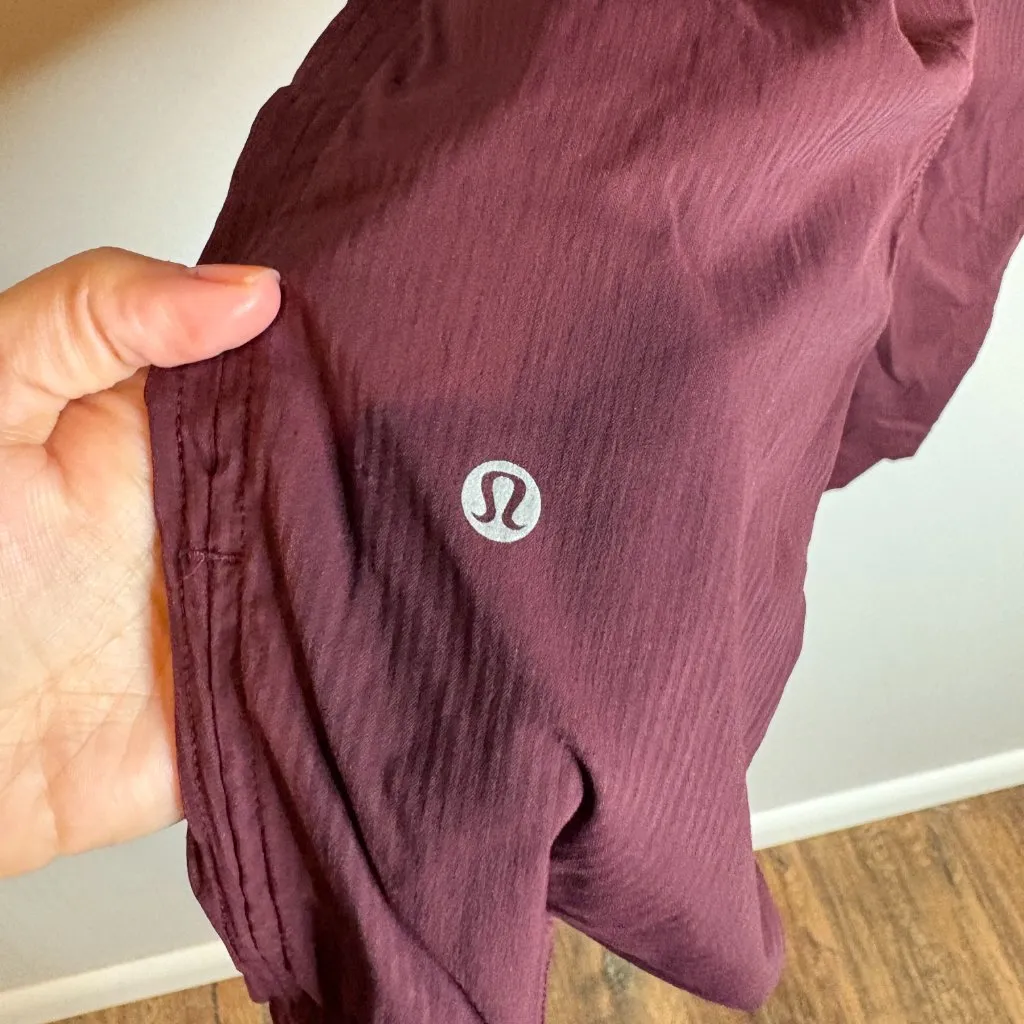 Lululemon Dance Studio Mid-Rise Crop in Garnet - Image 4