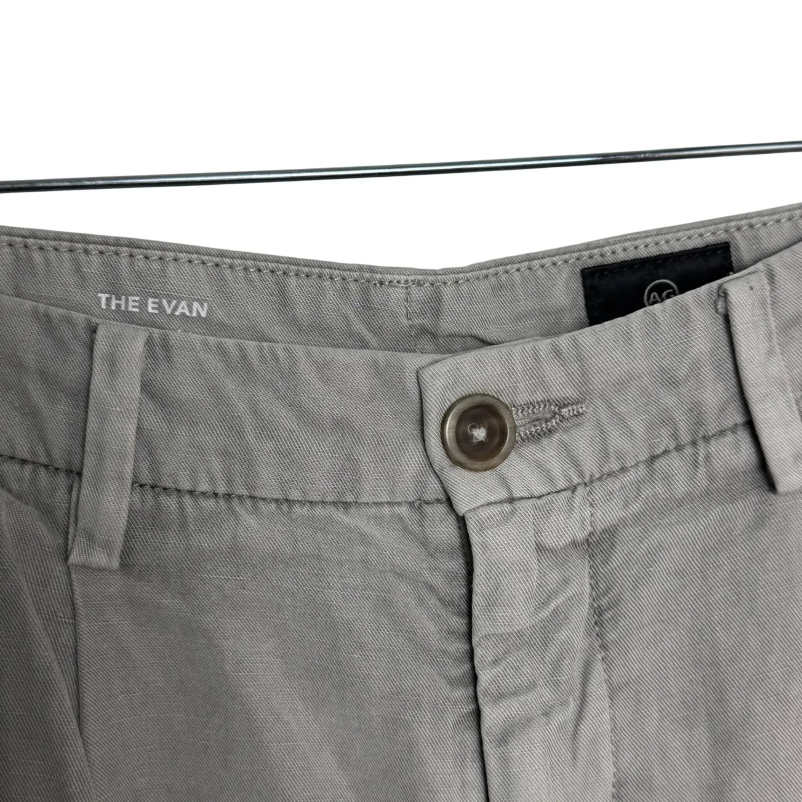 AG Adriano Goldschmied The Evan Relaxed Pleated Trousers Gray Women's Size 26R - Image 3