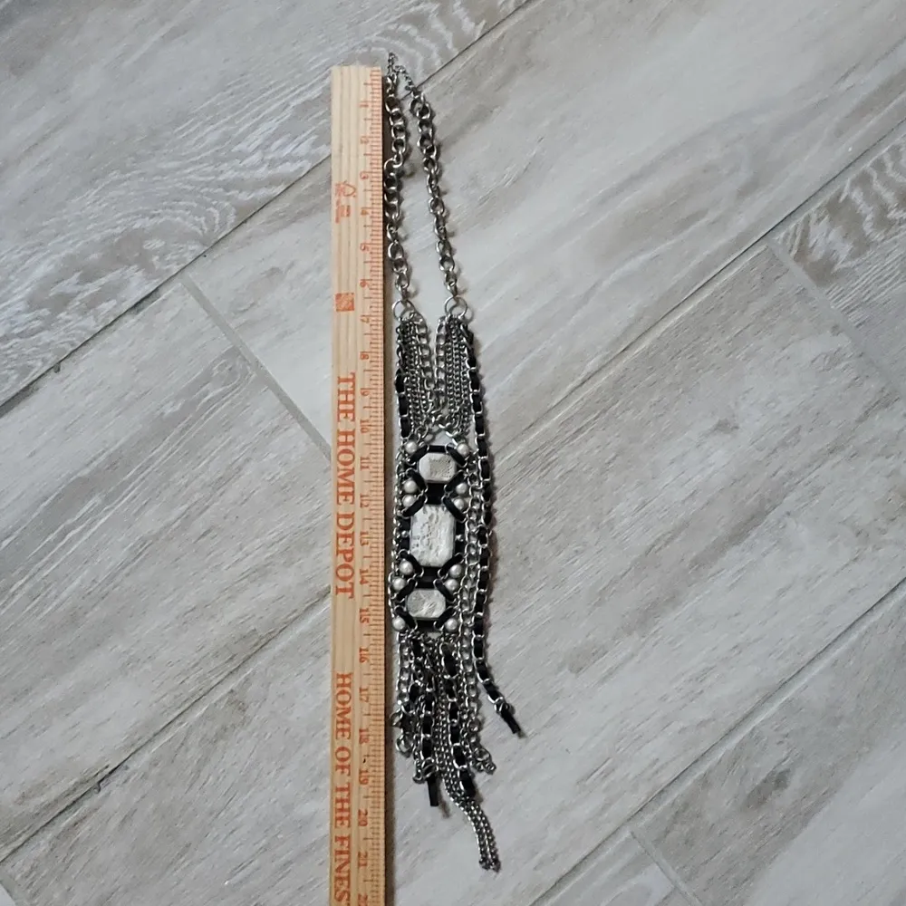 SET of 2 Ribbon and Chain Statement Necklaces - Image 14