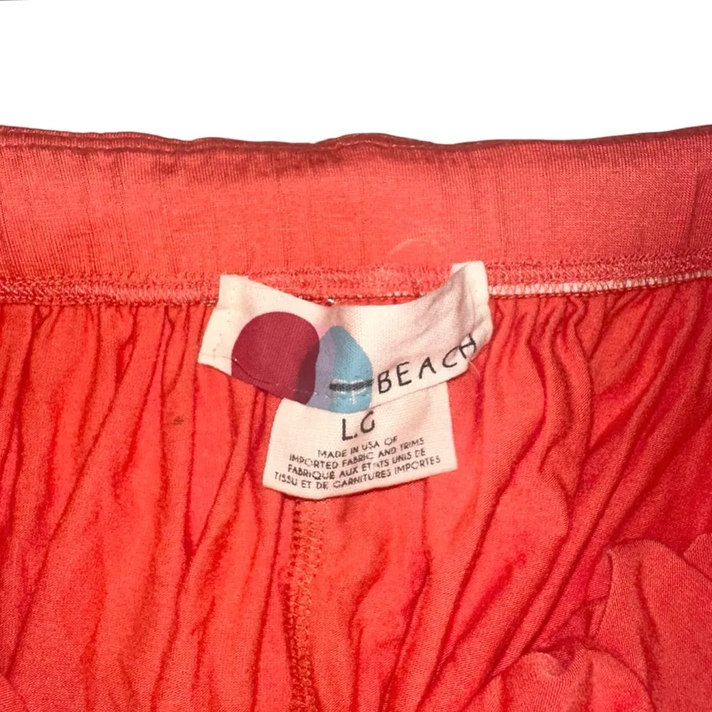 NWOT Free People Beach Sabbia Convertible Orange Shorts Romper LARGE - Image 6