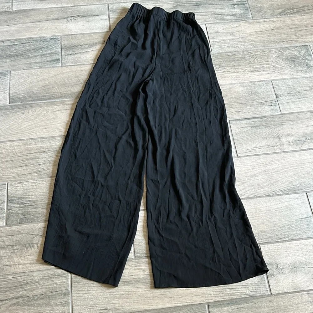 Michael Costello X revolve semi sheer flowy pants - Image 5