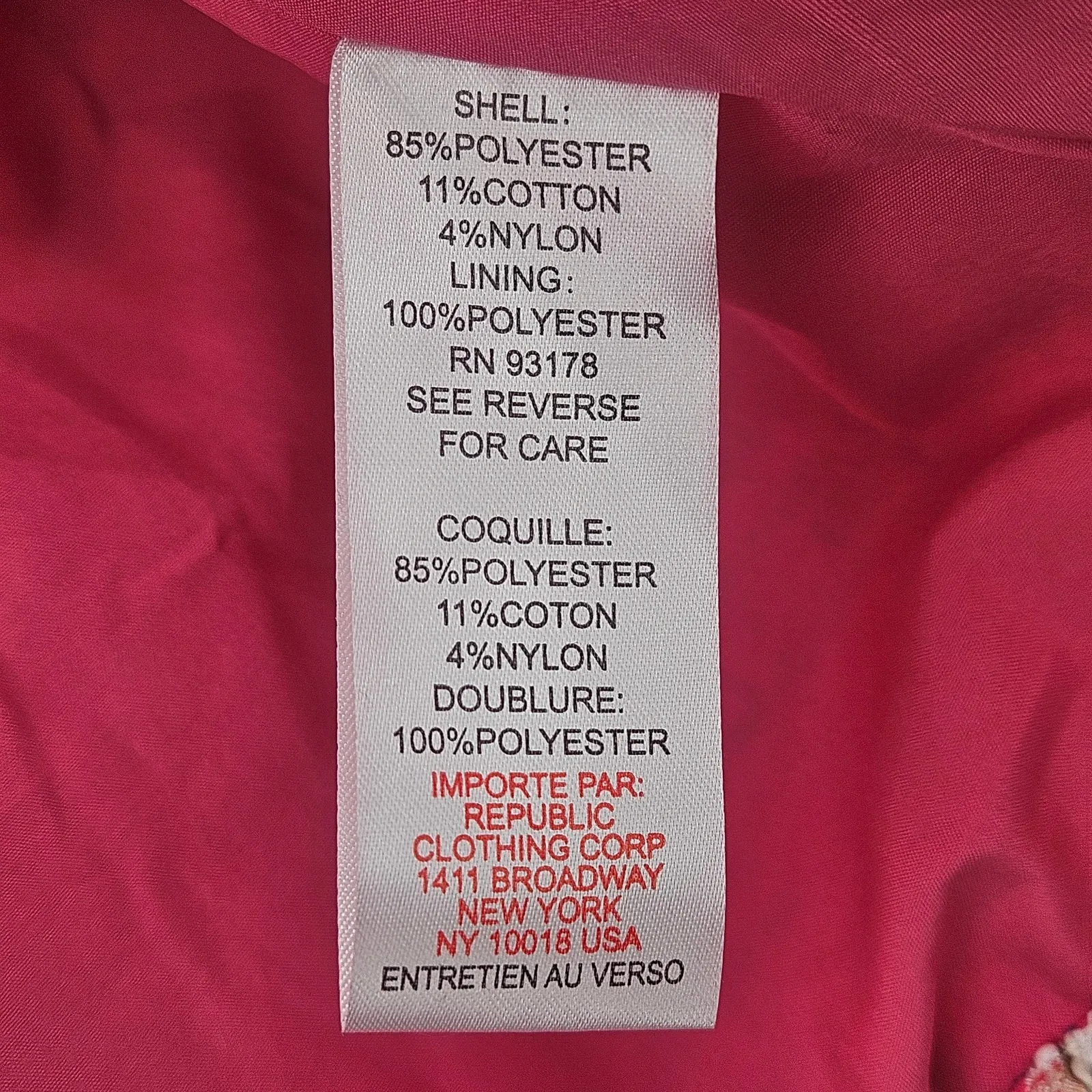 House of Harlow Tweed Cropped Jacket in Candy Pink Women Size L Retails $279‎ - Image 9