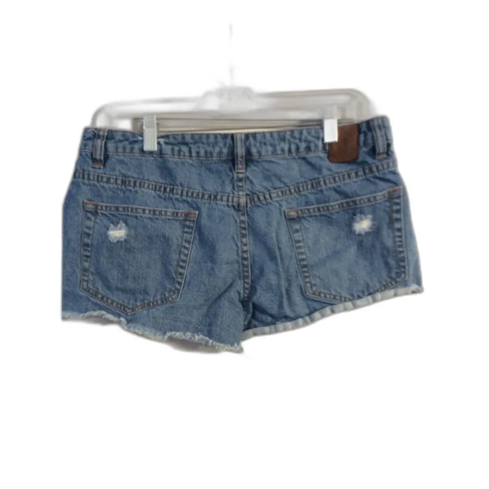 Rip Curl Button Up Distressed womens Frayed Hem Shorts Size 7 - Image 3