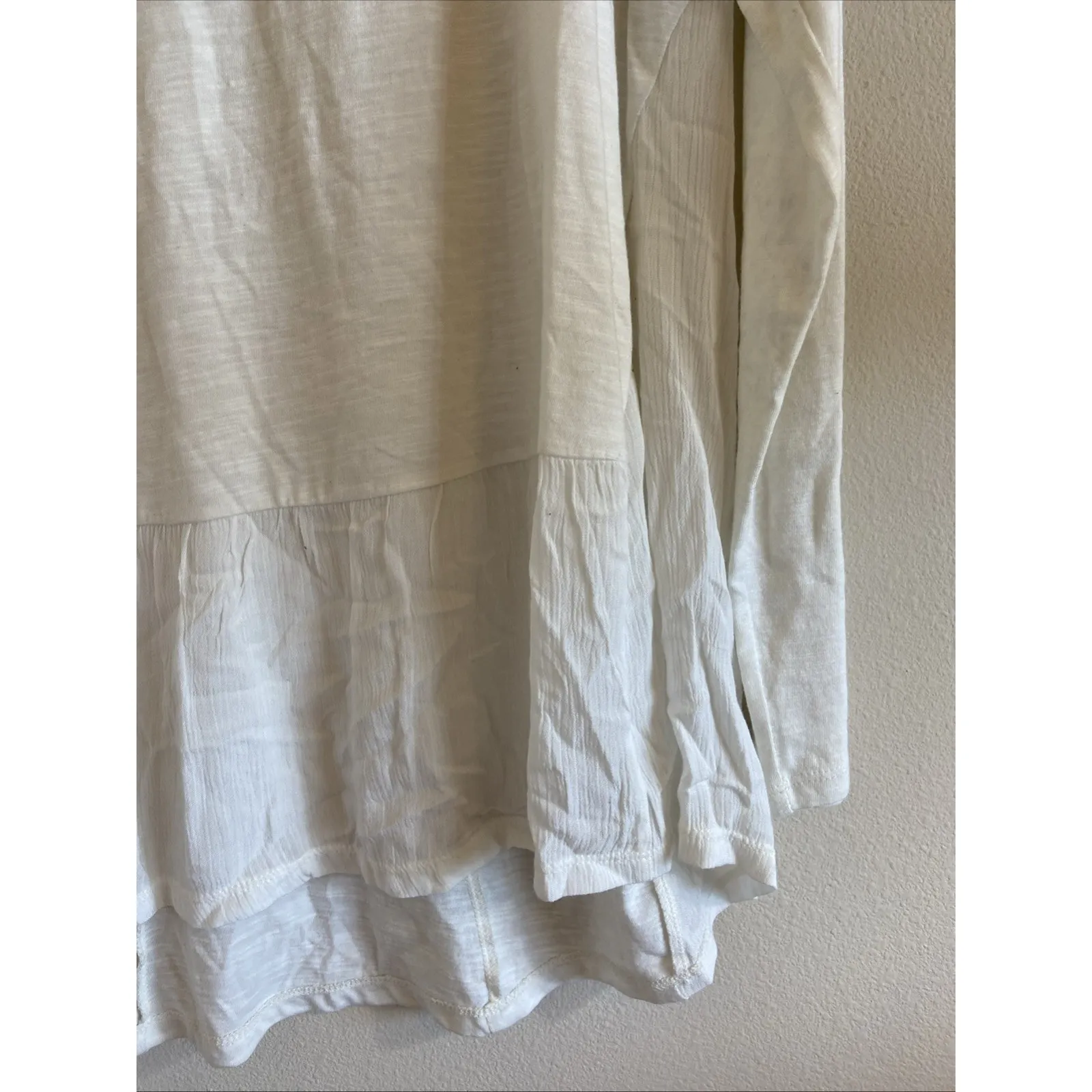 Fatface Natural Ivory Surrey Woven Mix Tunic Top Shirt Women UK 18 US 14 NEW NWT - Image 2